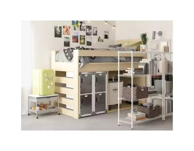 Cesto Portabiancheria con Ruote "Rolling Canvas" Bianco Naturale, per Uso Domestico (1 Persona) e Commerciale