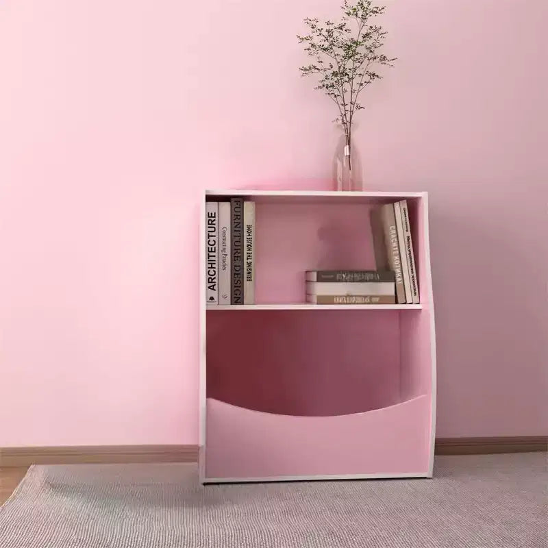 Libreria e organizer per giocattoli, organizer e contenitore per giocattoli da sala giochi, organizer per giocattoli in legno a 2 ripiani per camerette, soggiorno, camera da letto
