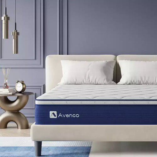 Materasso ibrido in memory foam medio rigido da 10 pollici in scatola