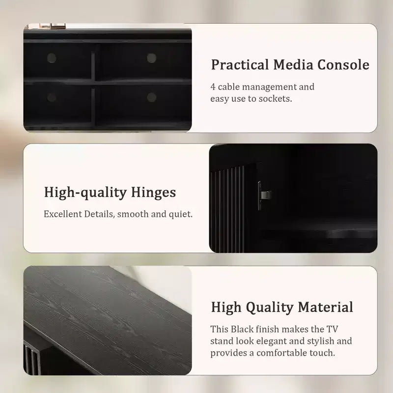 Mobile TV allungabile per TV fino a 85", stile moderno, stanza singola