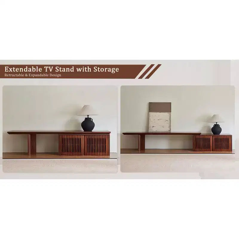 Mobile TV allungabile per TV fino a 85", stile moderno, stanza singola