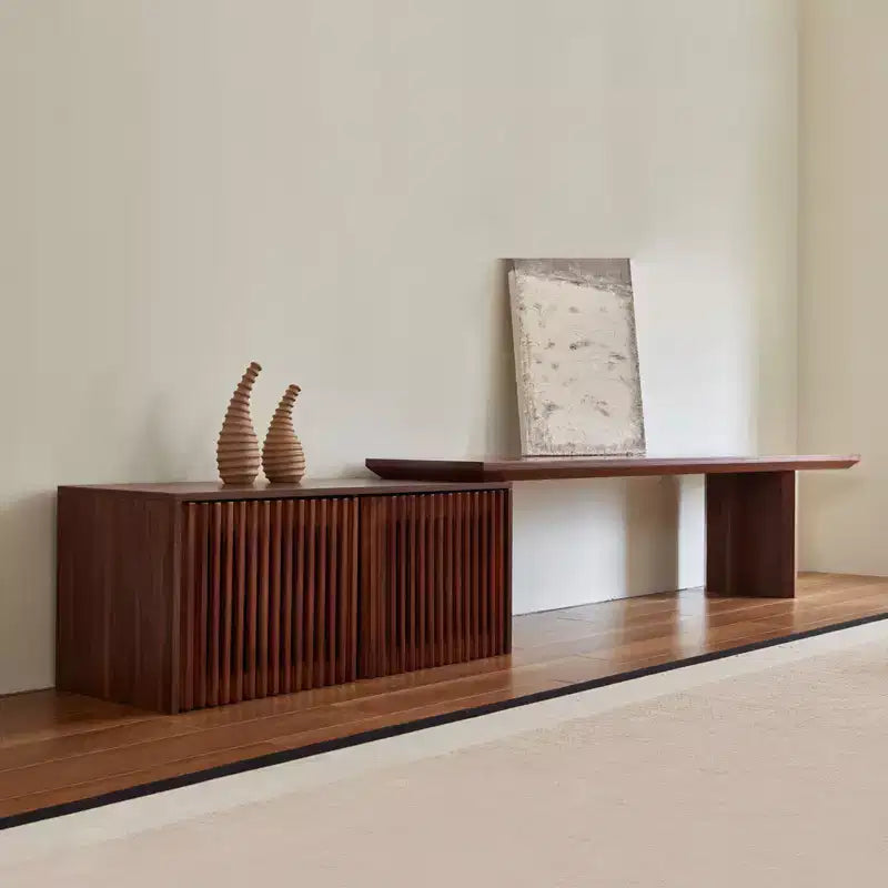 Mobile TV allungabile per TV fino a 85", stile moderno, stanza singola