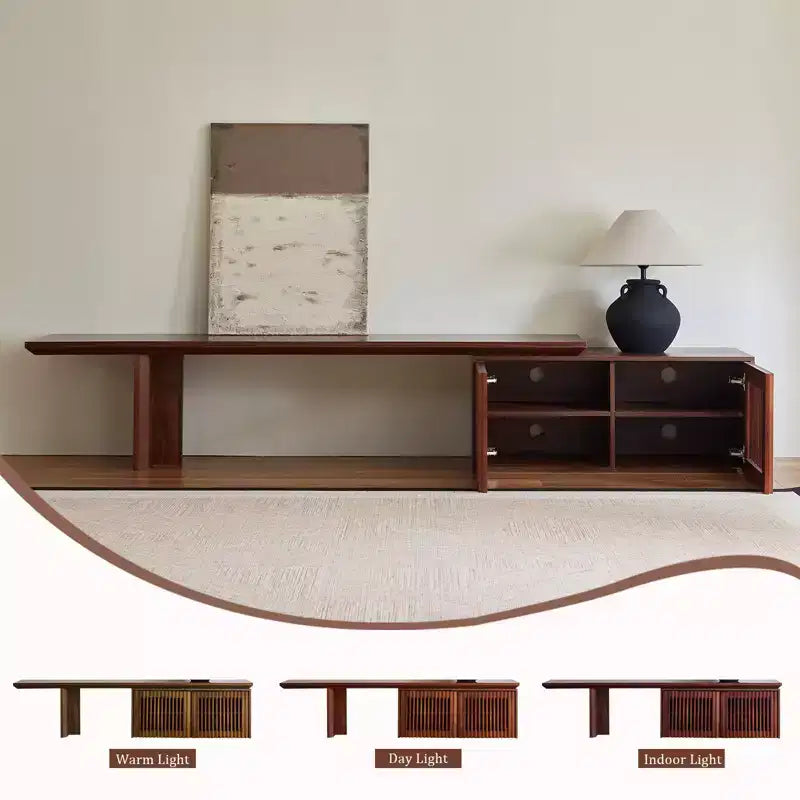 Mobile TV allungabile per TV fino a 85", stile moderno, stanza singola