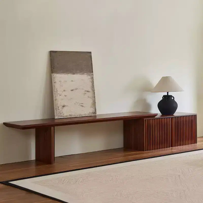 Mobile TV allungabile per TV fino a 85", stile moderno, stanza singola