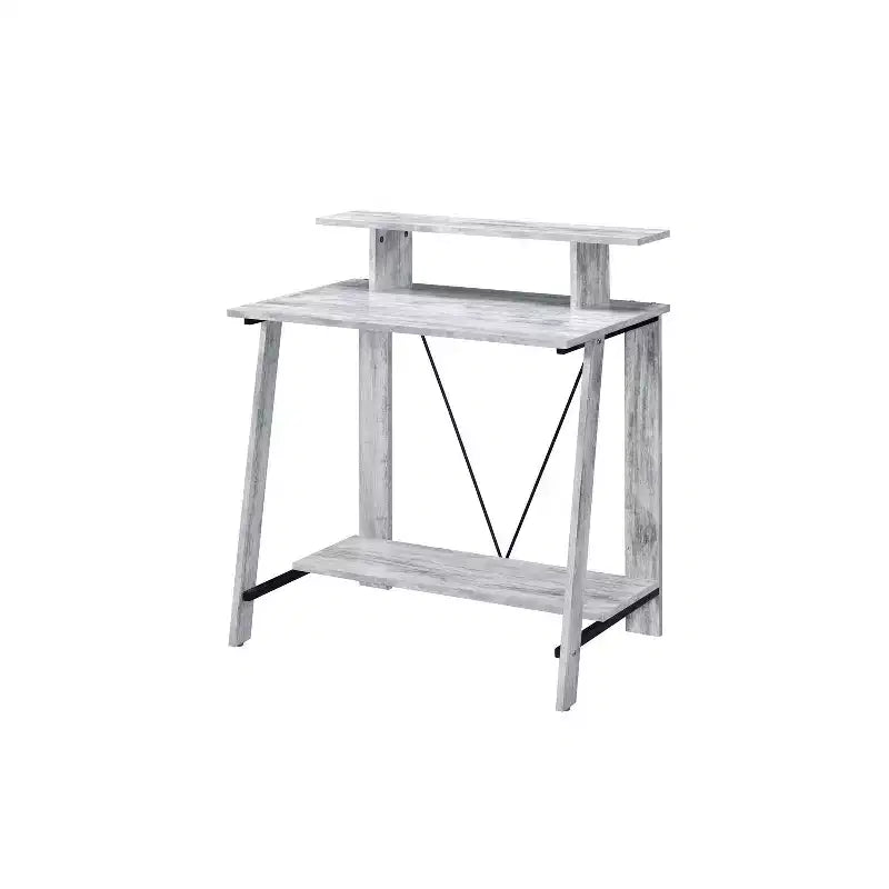 HomeStock 45 in.H Black Color Steel Standing Desks with No Storage