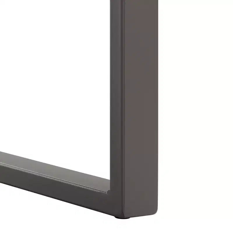Tavolino rettangolare con cassetto, piano in pietra (Nero/Marrone/Grigio)