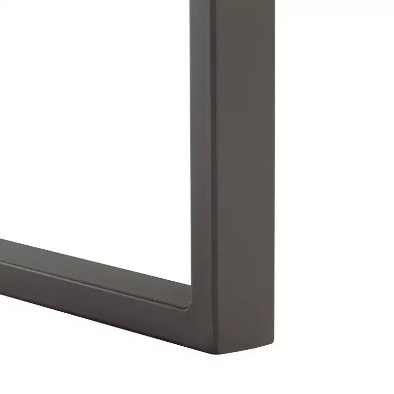 Tavolino rettangolare con cassetto, piano in pietra (Nero/Marrone/Grigio)